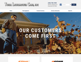 totallawnmower.com screenshot