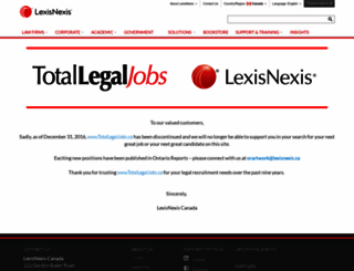 totallegaljobs.ca screenshot