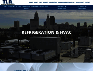 totallinerefrigeration.com screenshot