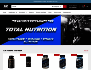 totalnutritionhouston.com screenshot