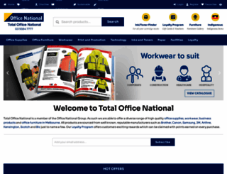 totaloffice.com.au screenshot
