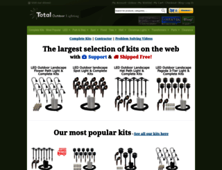 totaloutdoorlighting.com screenshot