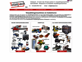 totalpack.be screenshot