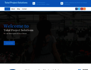 totalprojectsolutions.co.in screenshot