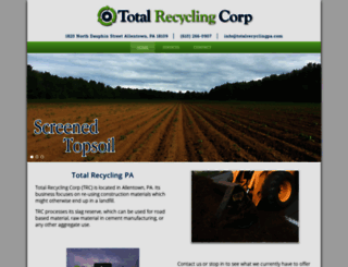 totalrecyclingpa.com screenshot