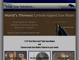 totalsawsolutions.com screenshot