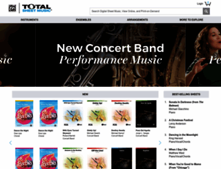 totalsheetmusic.com screenshot