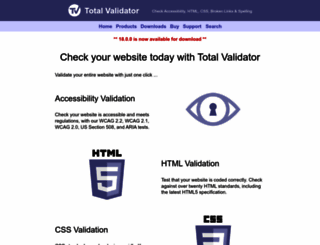 totalvalidator.com screenshot