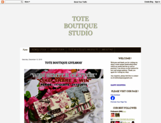 tote-boutique.blogspot.com screenshot