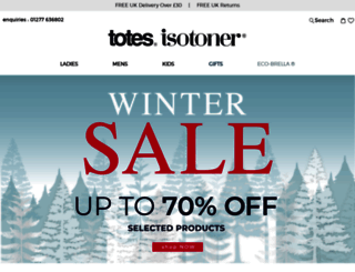 totes.co.uk screenshot