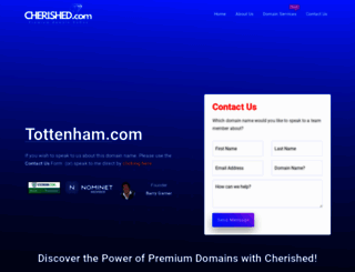 tottenham.com screenshot