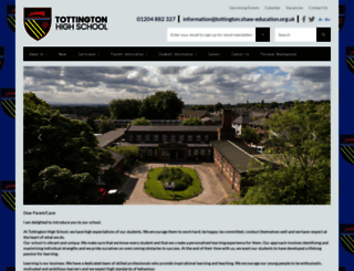 tottington.bury.sch.uk screenshot