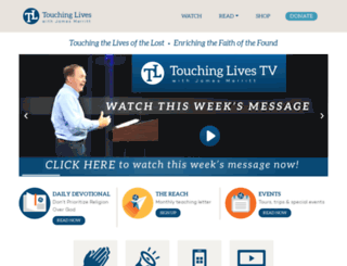 touchinglives.org screenshot