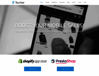 touchize.com screenshot