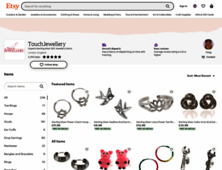 touchjewellery.co.uk screenshot