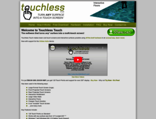 touchlesstouch.com screenshot