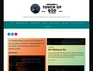 touchofgodradio.org screenshot