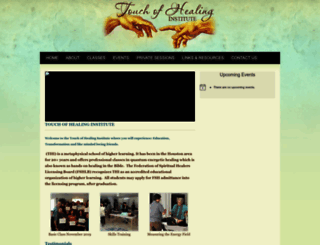 touchofhealinginstitute.com screenshot