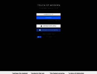 touchofmodern.com screenshot