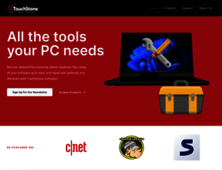 touchstonesoftware.com screenshot