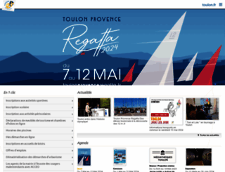 toulon.fr screenshot