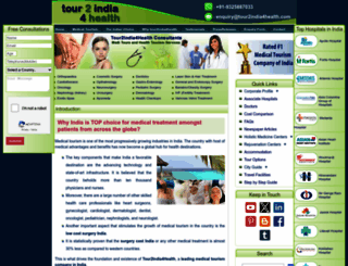 tour2india4health.com screenshot