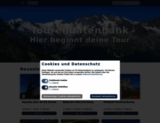 tourendatenbank.com screenshot