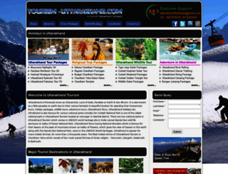 tourism-uttarakhand.com screenshot