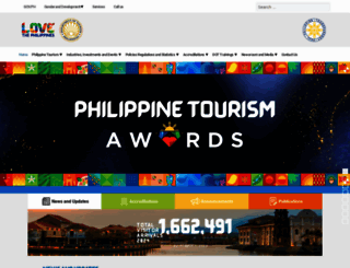 tourism.gov.ph screenshot