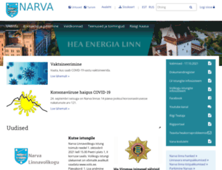 tourism.narva.ee screenshot
