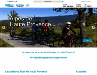 tourisme-alpes-haute-provence.com screenshot
