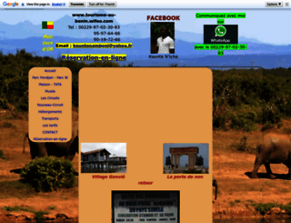tourisme-au-benin.wifeo.com screenshot
