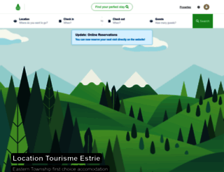 tourisme-estrie.com screenshot