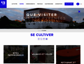tourisme-oloron.com screenshot
