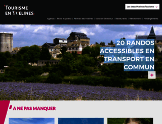 tourisme.yvelines.fr screenshot