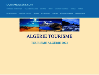 tourismealgerie.com screenshot