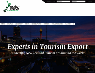 tourismexportcouncil.org.nz screenshot