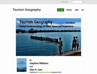 tourismgeography.com screenshot