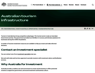 tourisminvestment.com.au screenshot