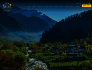 tourismkashmir.in screenshot