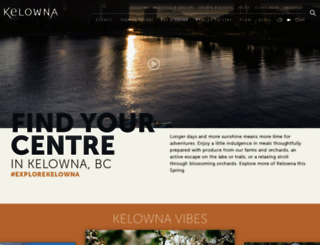 tourismkelowna.com screenshot