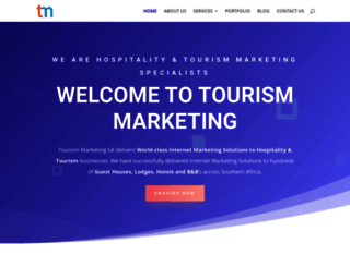 tourismmarketing.co.za screenshot