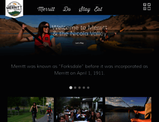 tourismmerritt.com screenshot