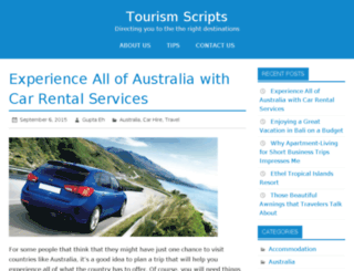 tourismscripts.com screenshot