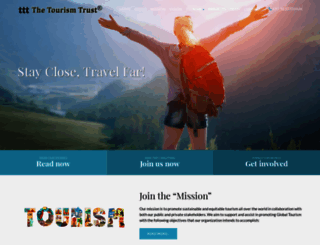 tourismtrust.org screenshot