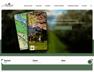 tourismus-altesland.de screenshot
