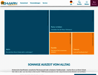 tourismus-service-fehmarn.de screenshot