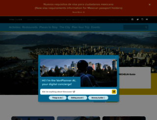 tourismvancouver.com screenshot