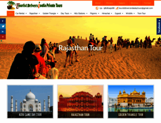 touristdriversindia.com screenshot