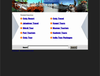 touristguideindia.com screenshot